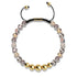 Fossil Jasper | Gold | Balance Gemstone Macrame Bracelet